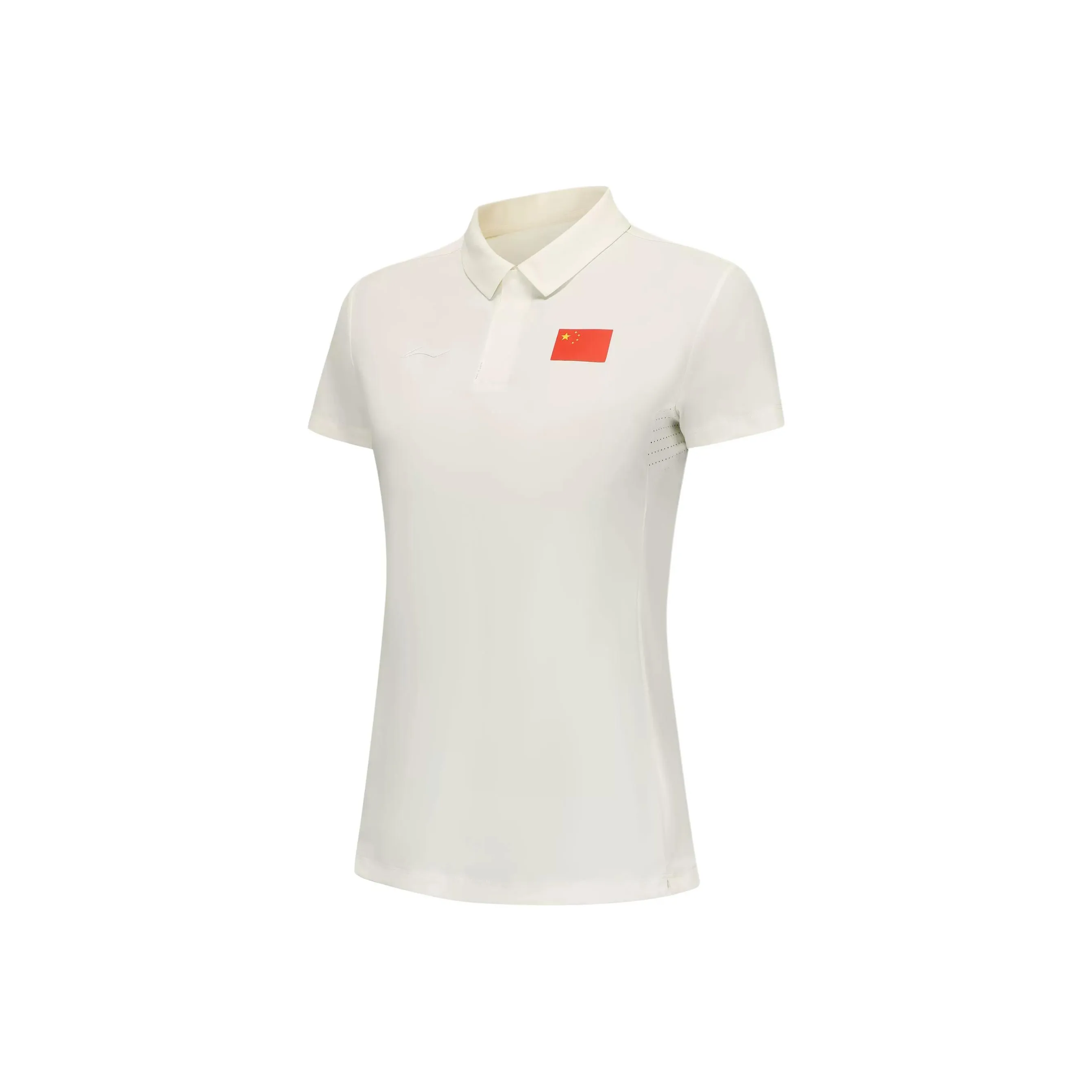 LINING Glory Series Поло Женское Шампанское Белый