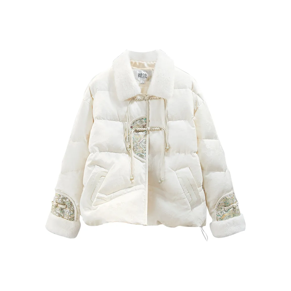 TOUCH Пуховик Женский Бежевый