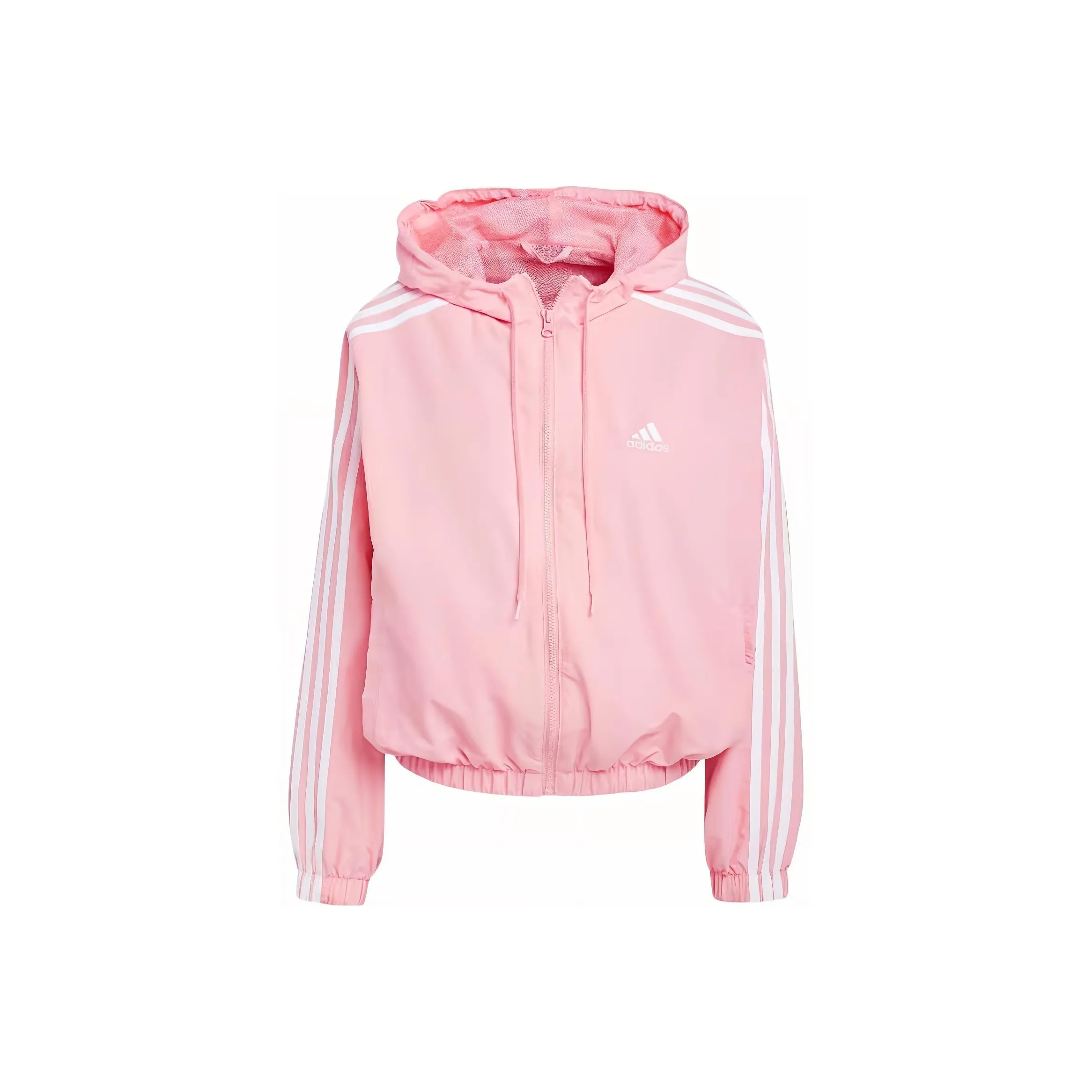 Adidas Essential 3S Ткани вязаные Тренчкот Куртки Пальто Женские Розовый