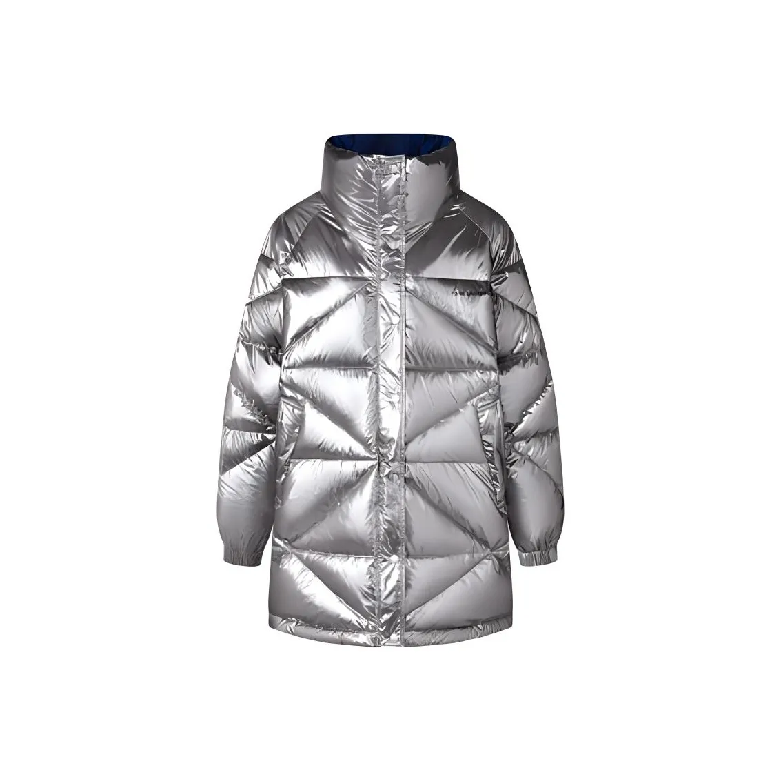 KARL LAGERFELD FW22 Пуховик Женский Серебряный