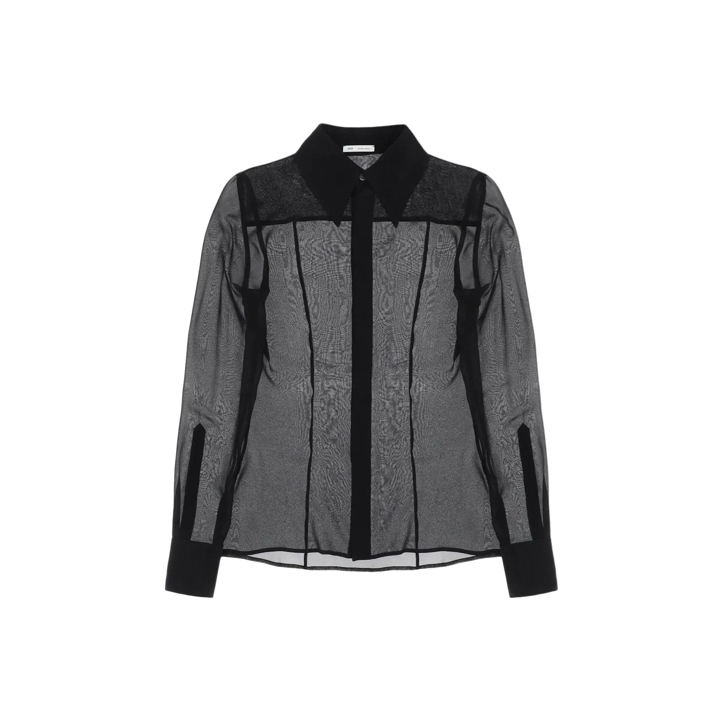 AMIPARIS Paris Semi Sheer Long Sleeved Shirt