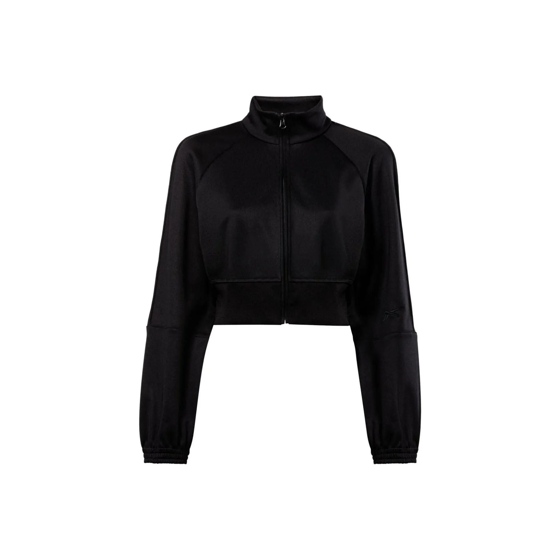 Reebok Logo embroidered Cropped Track Jacket