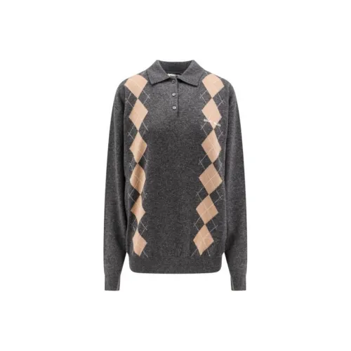 MIU MIU Серый Женские Поло