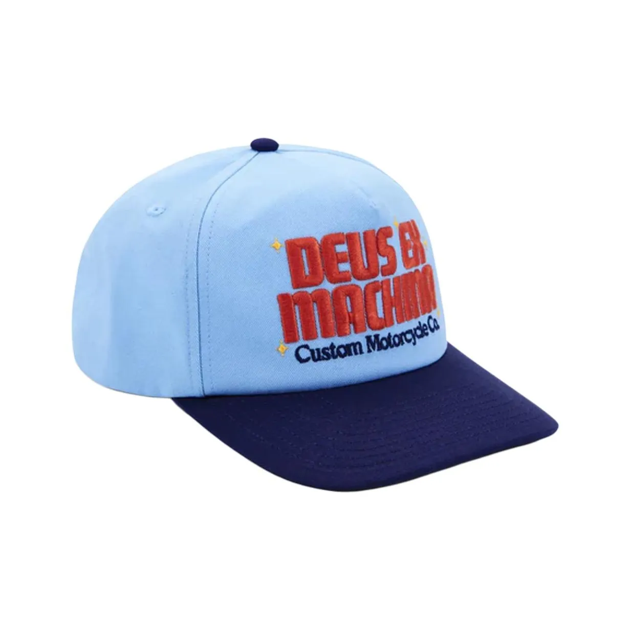 Deus Ex Machina Twill Cotton Fabric Baseball Caps Unisex Blue