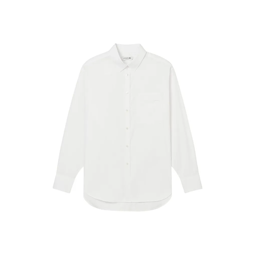 LACOSTE 001/Белый Женские Рубашки
