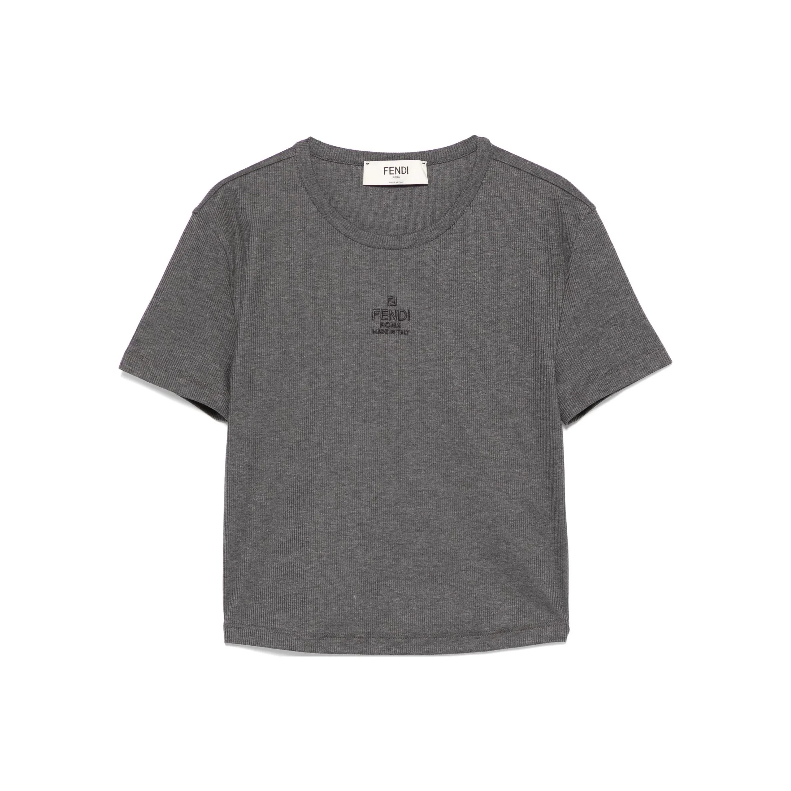 FENDI Fine ribbed T shirt