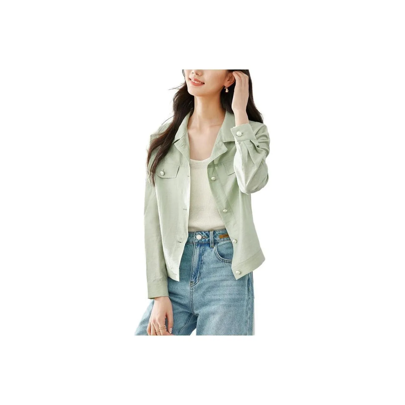 VIMLY Shirts Women's Green