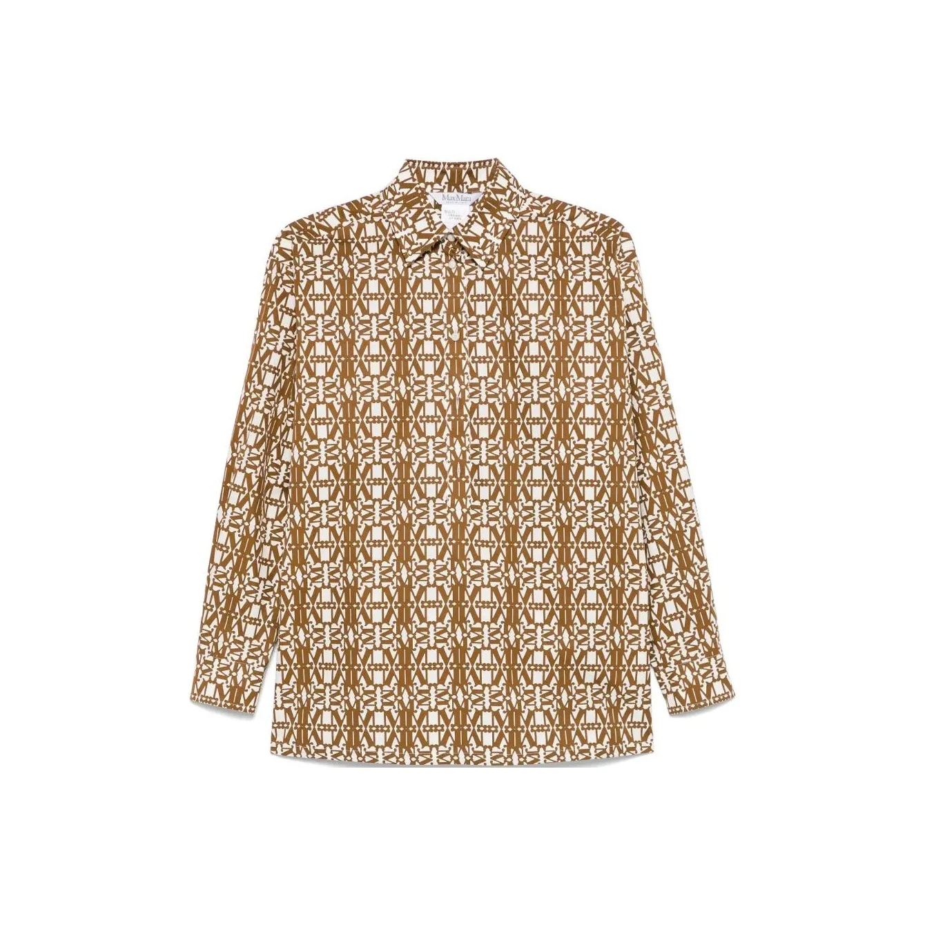 MaxMara SS25 Рубашка Женская Коричневая