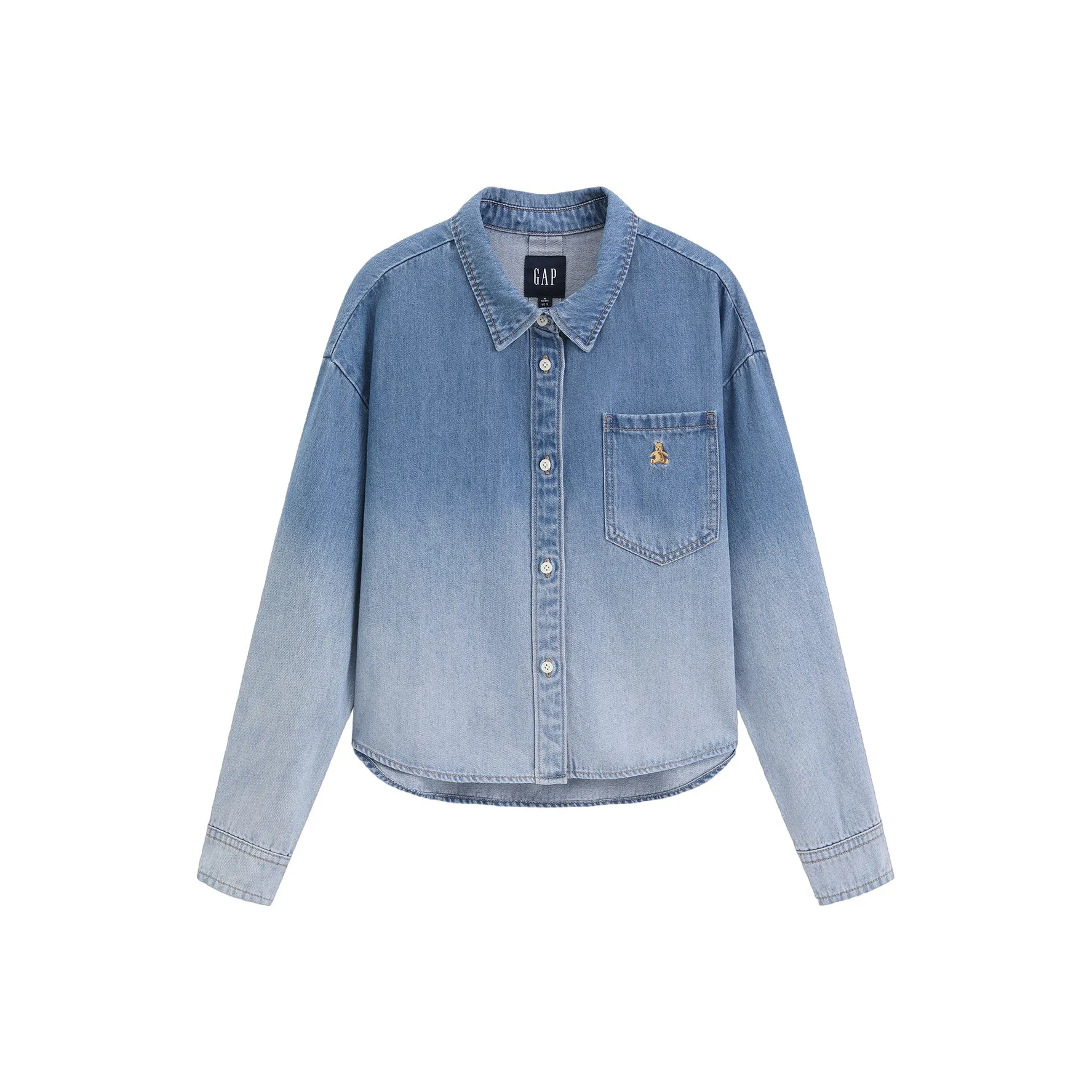 GAP Средняя стирка Женские рубашки