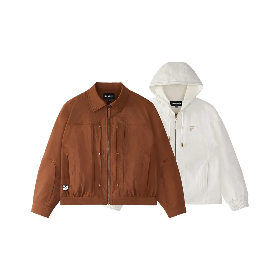 FILA FUSION Куртка Женская Коричневая Оранжевая