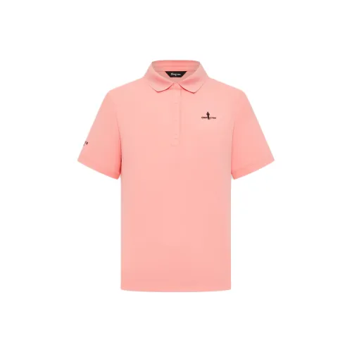 Biyin Leufen Stand Collar T Collection Женские Поло