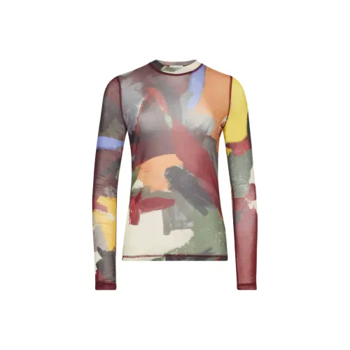 JW Anderson Оливковые Женские Рубашки T