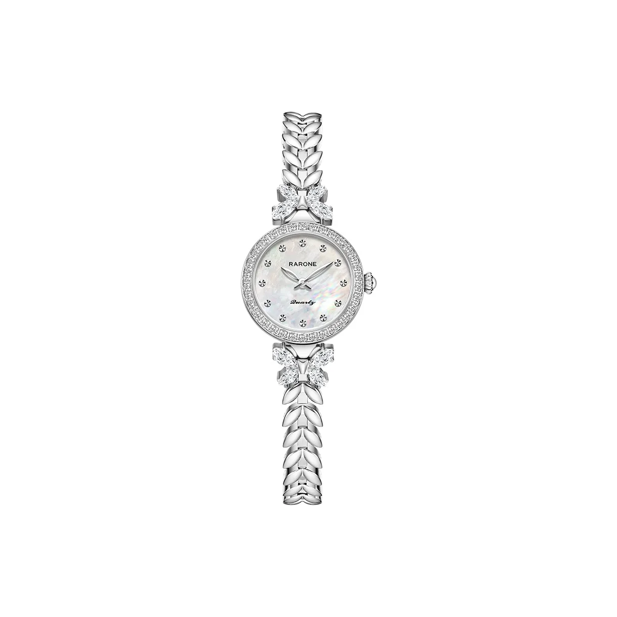 RARONE LITTLE BUTTERFLY Кварцевый механизм нержавеющая сталь ремешок часы женские жемчужная раковина цвет циферблат