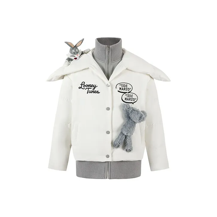 13 DEMARZO 13DEMARZO X LOONEY TUNES LOONEY TUNES 23SS Hare Collaboration Collection Down Jacket Unisex