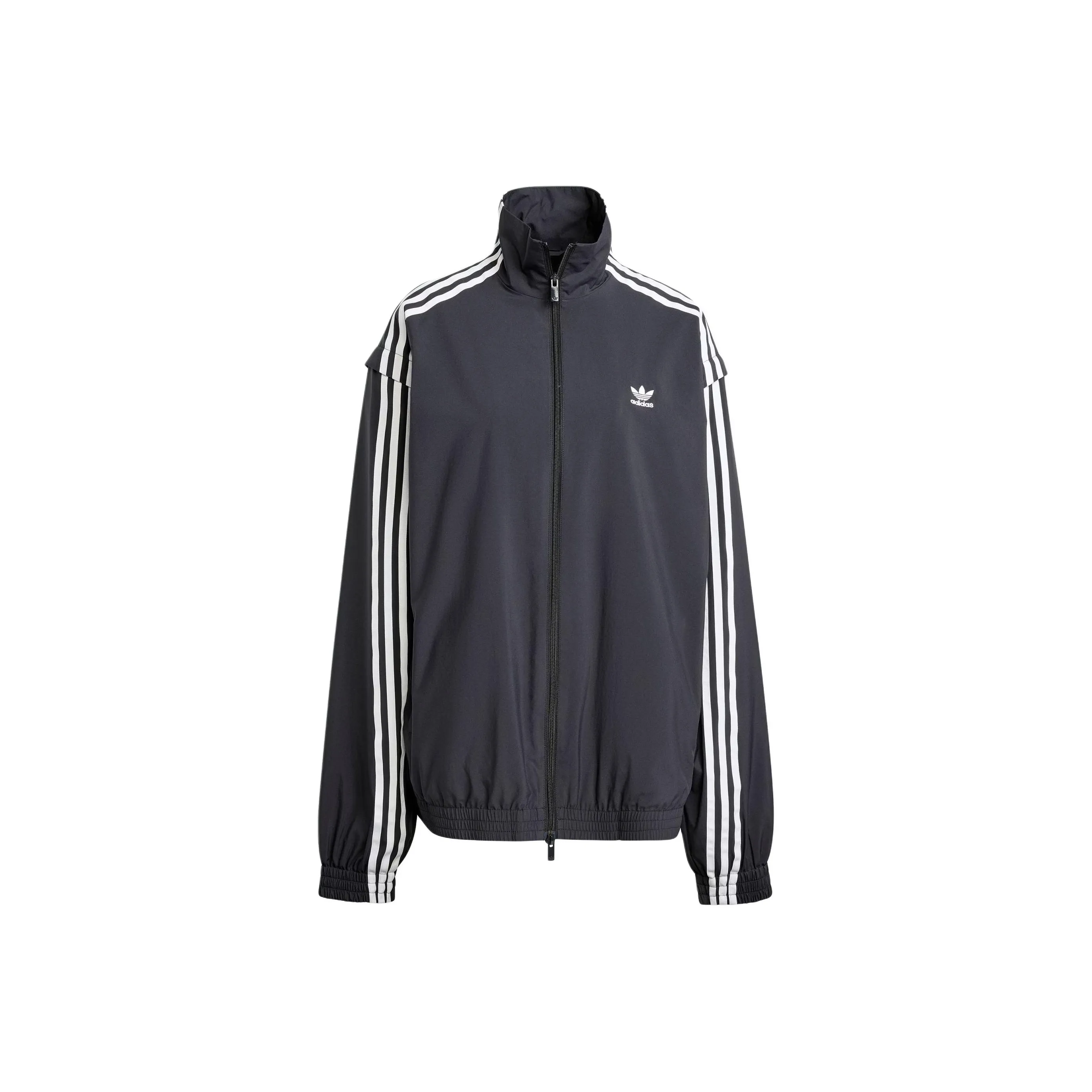 Adidas Originals Woven Firebird Adilenium Zip-Off Track Top Jackets Coats Women's Black