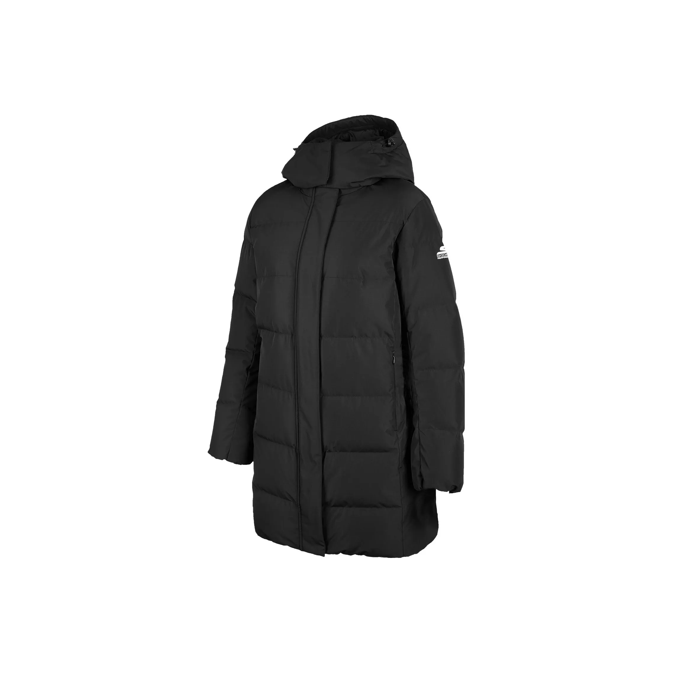 Skechers Пуховик Женские Углерод Черный