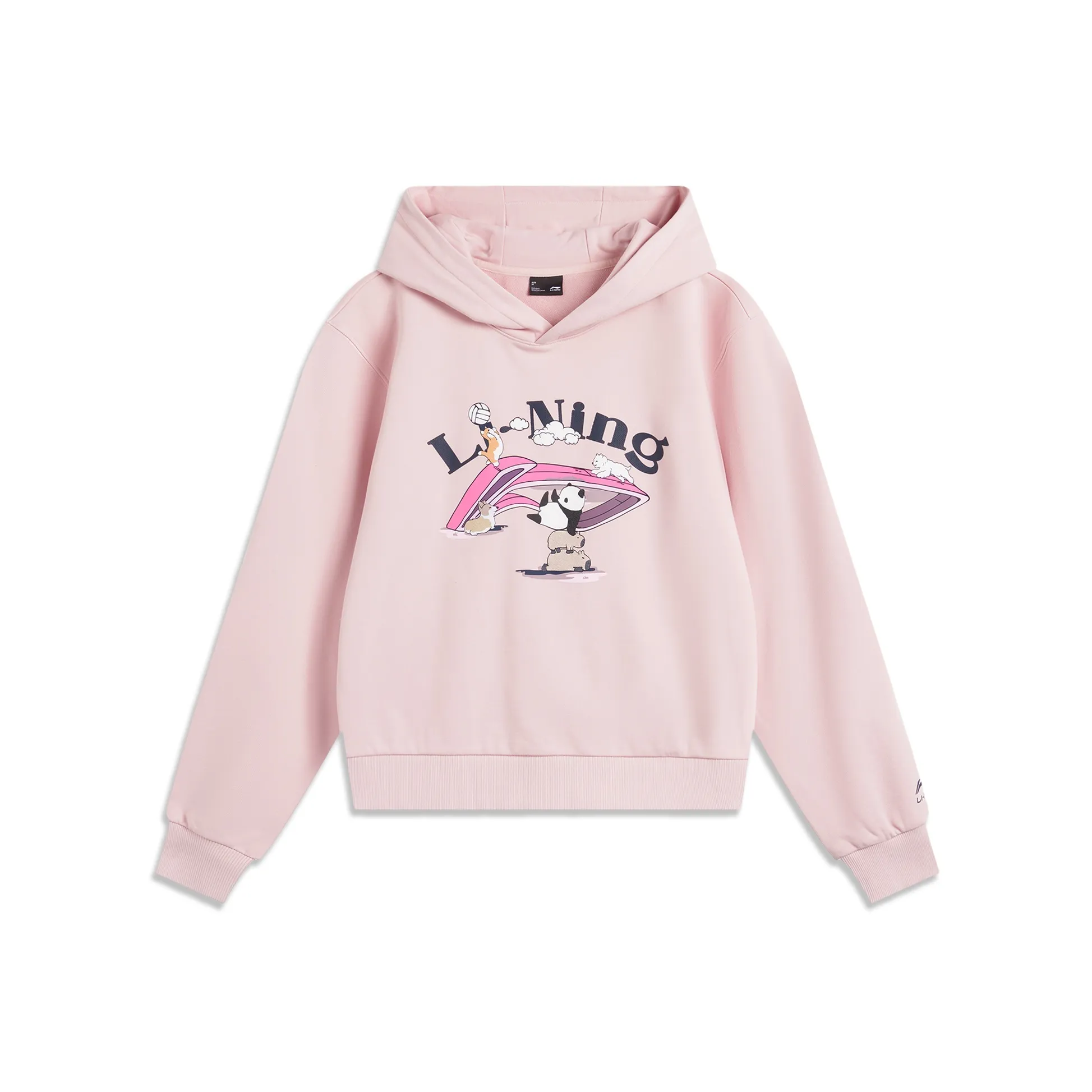 LINING Sports Life Collection Толстовка Женская Светлый Румяно-Розовый