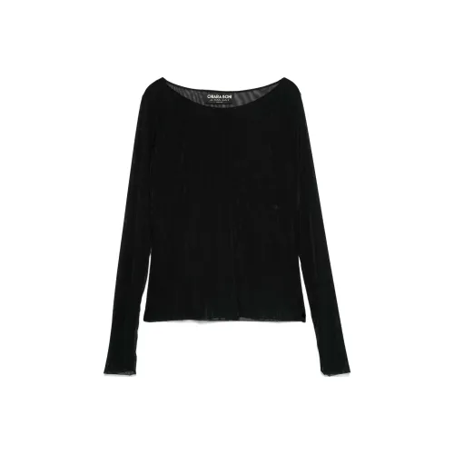 CHIARA BONI La Petite Robe Черные Женские Рубашки T