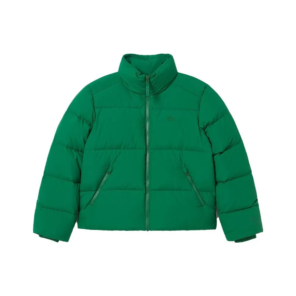 LACOSTE Пуховик Женский Темно-Зеленый