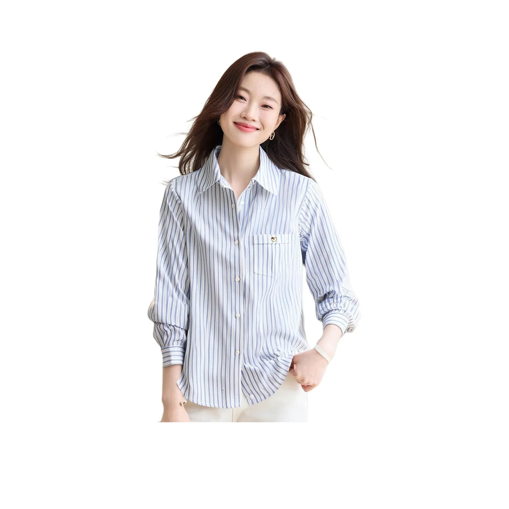 Love Elaine Весна Позиционирование стиля Рубашка Женские