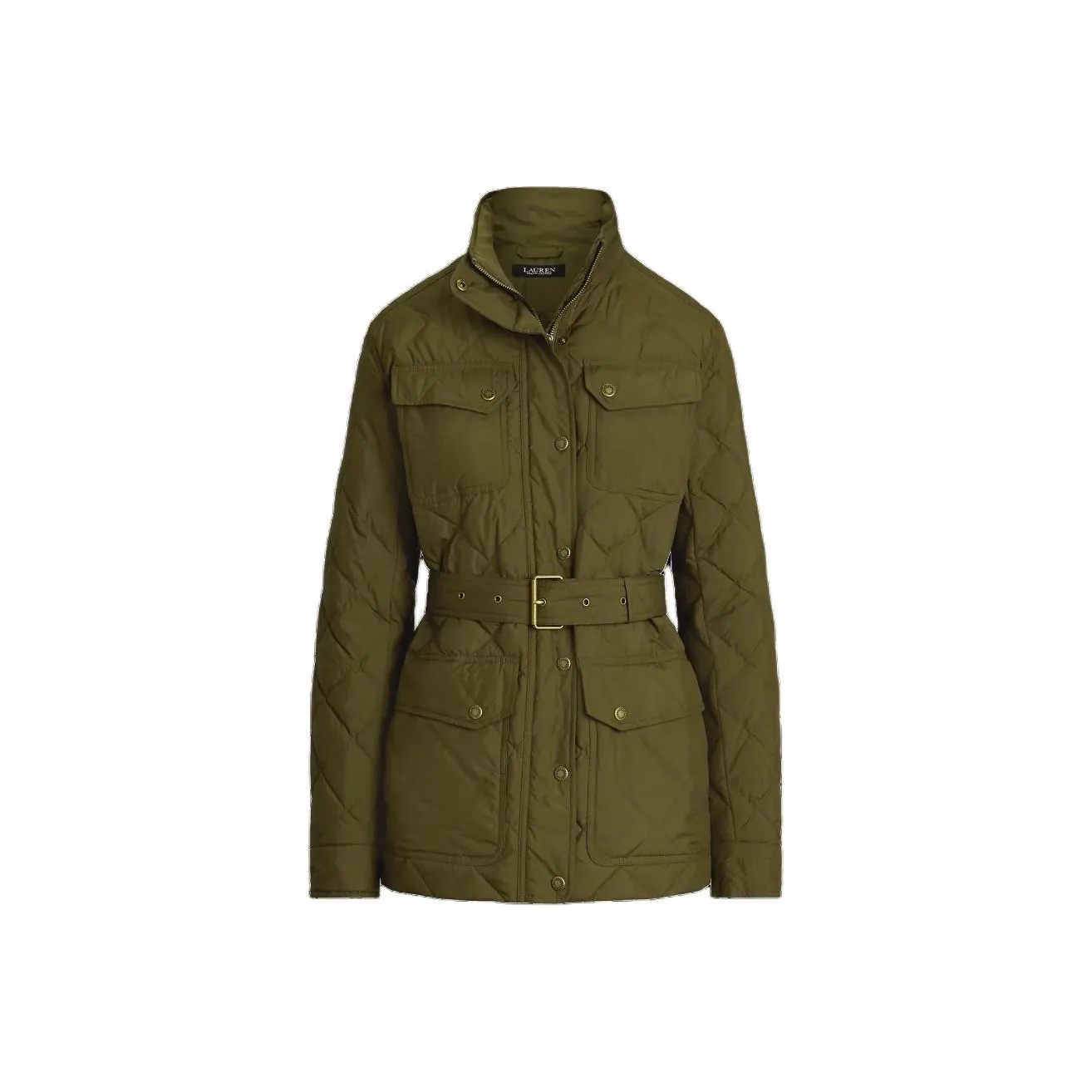 LAUREN RALPH LAUREN FW24 Down Jacket Women's Green Plant