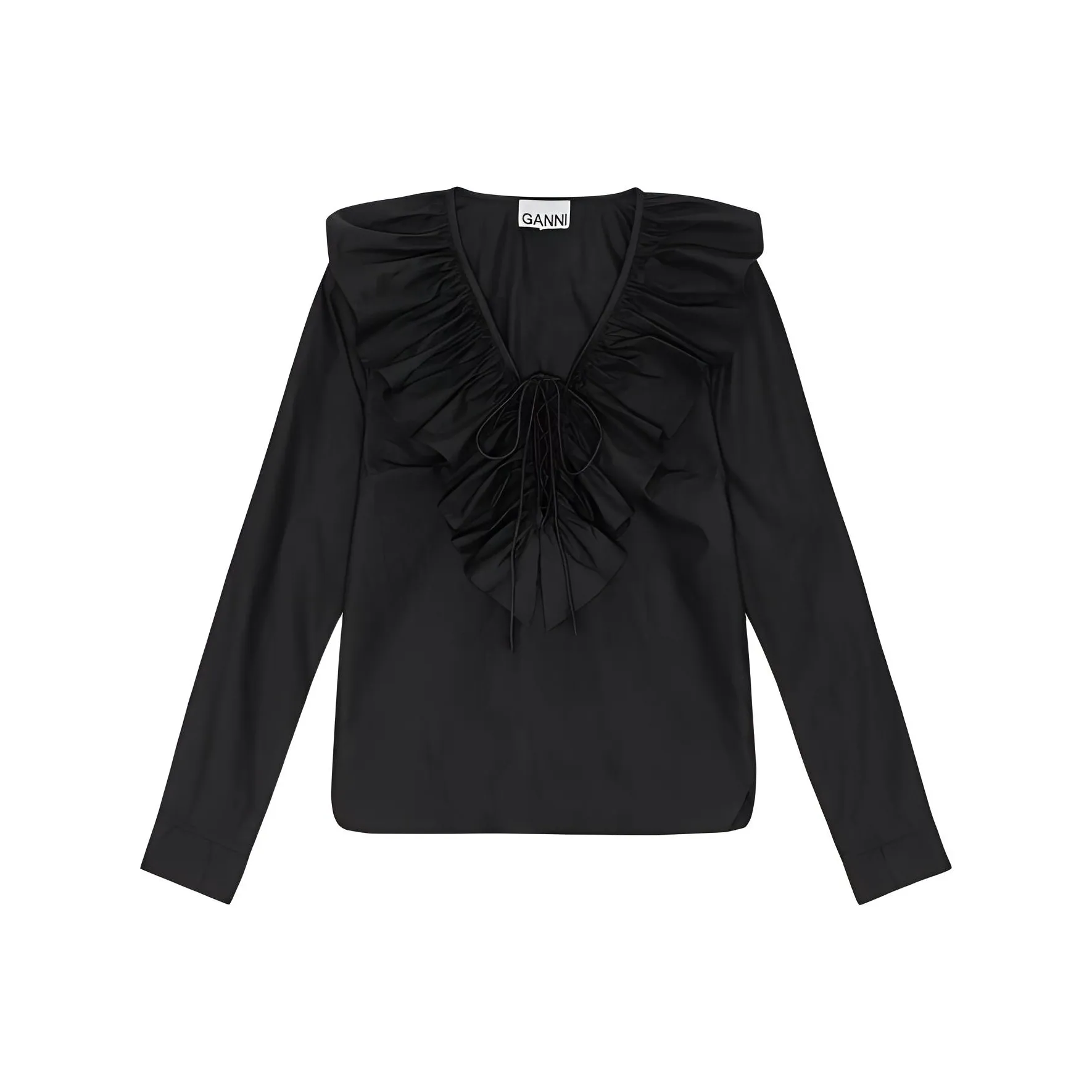 GANNI Черные Женские Рубашки