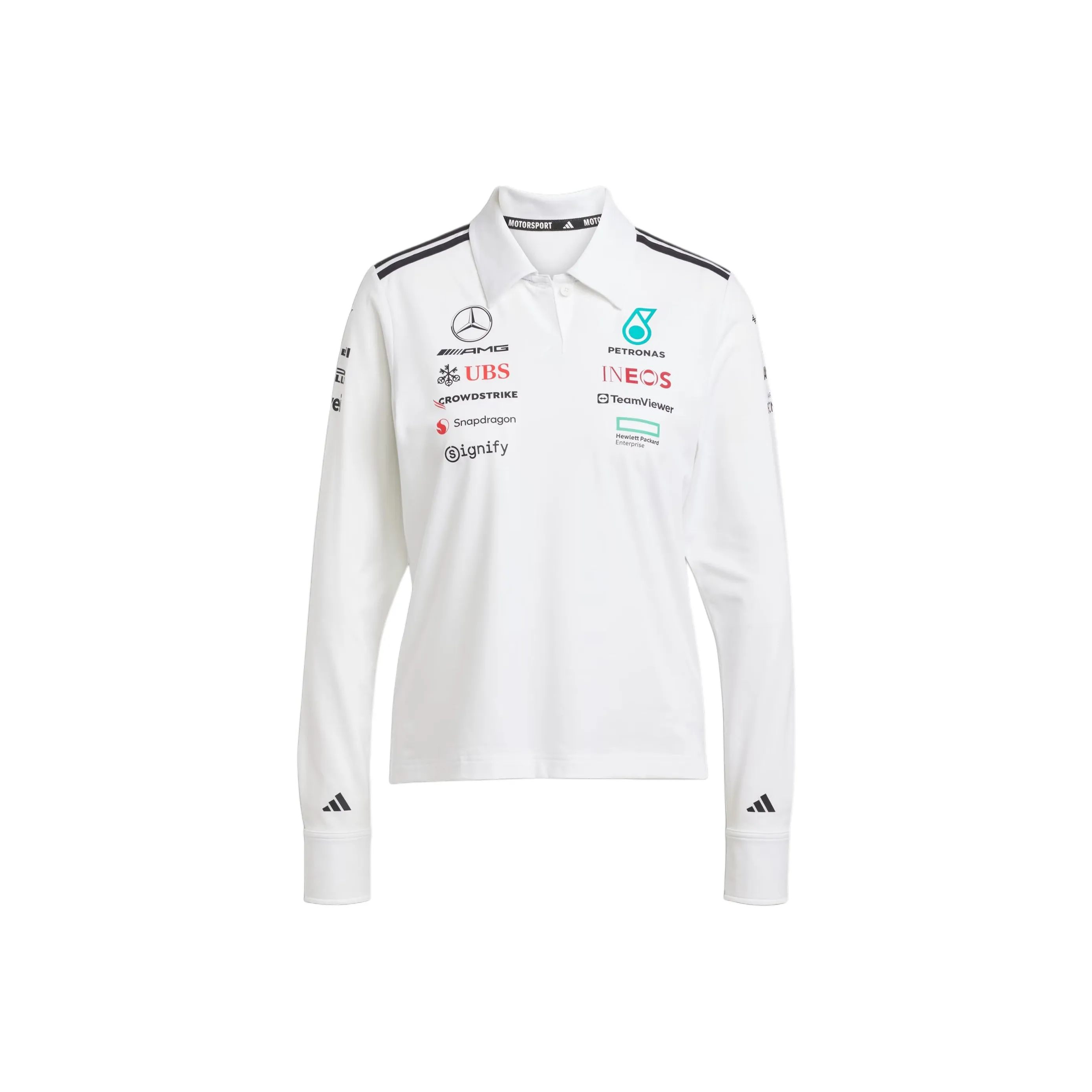 Adidas x MERCEDES AMG PETRONAS F1 SS25 Polo Shirt Women's White
