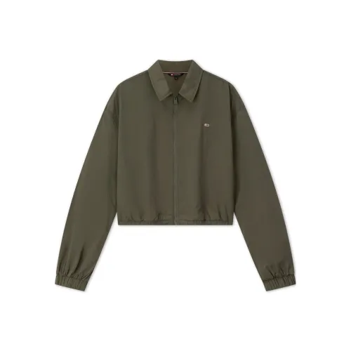 Tommy Hilfiger Оливково-зеленая M12 Женская Куртка
