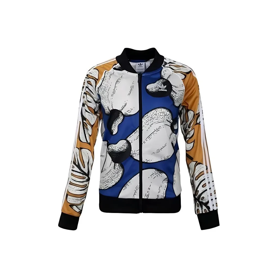 Adidas Originals SUPERSTAR Куртки и Пальто Женские Синий Белый Желтый