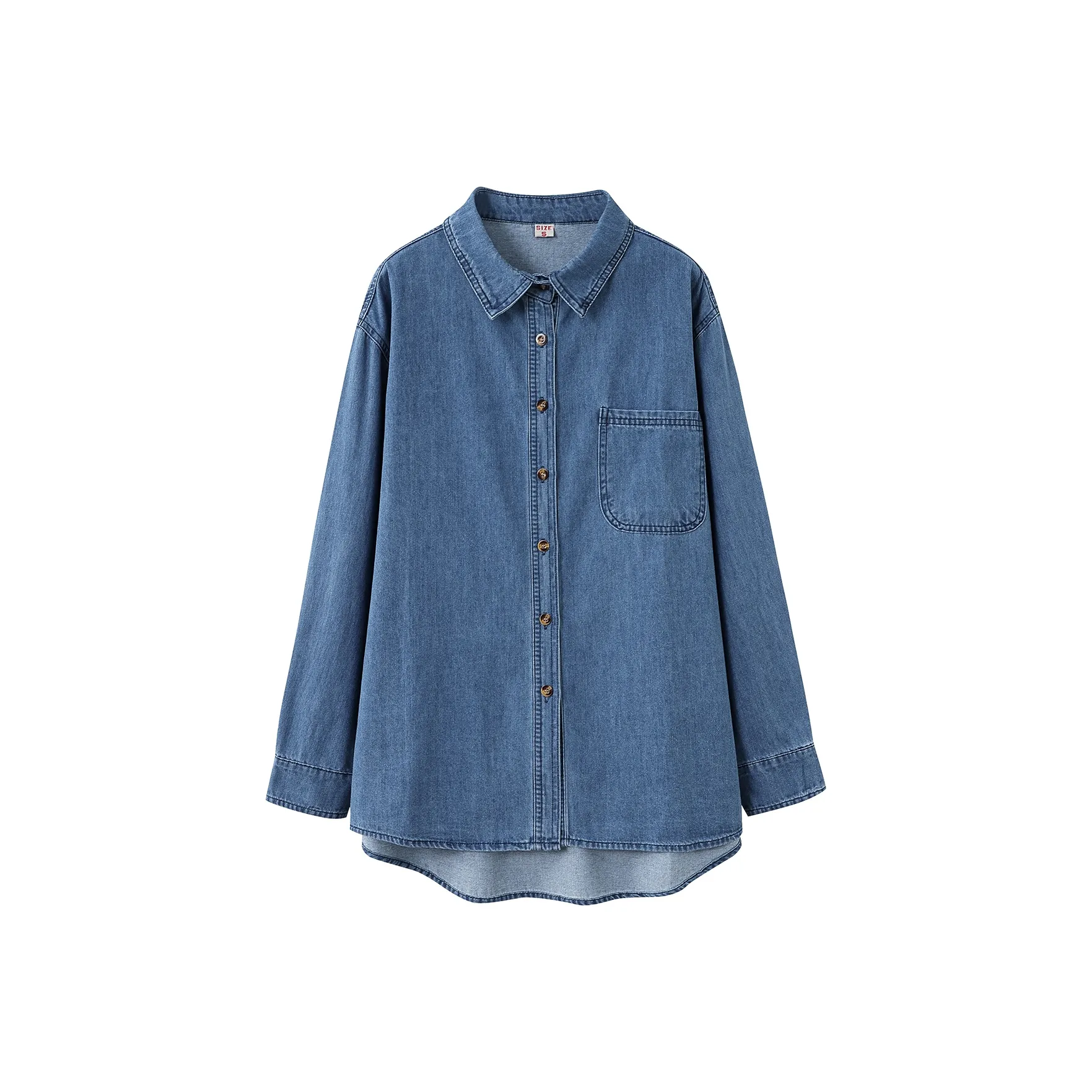 DonnaZilan Рубашка Женская Темно-синяя