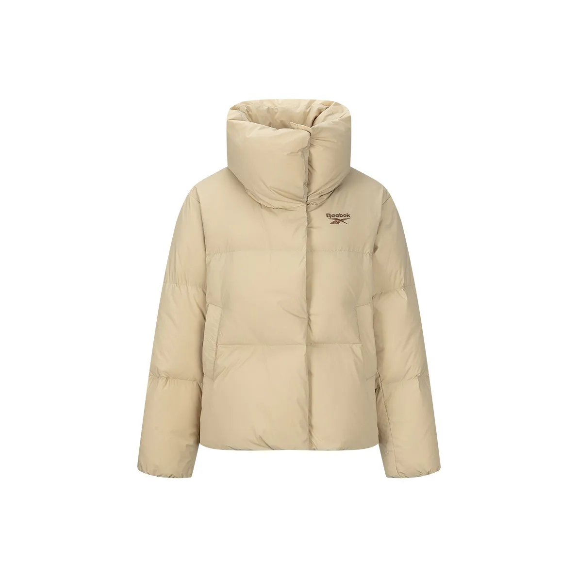 Reebok совместный бренд Пуховик Женский Светлый хаки