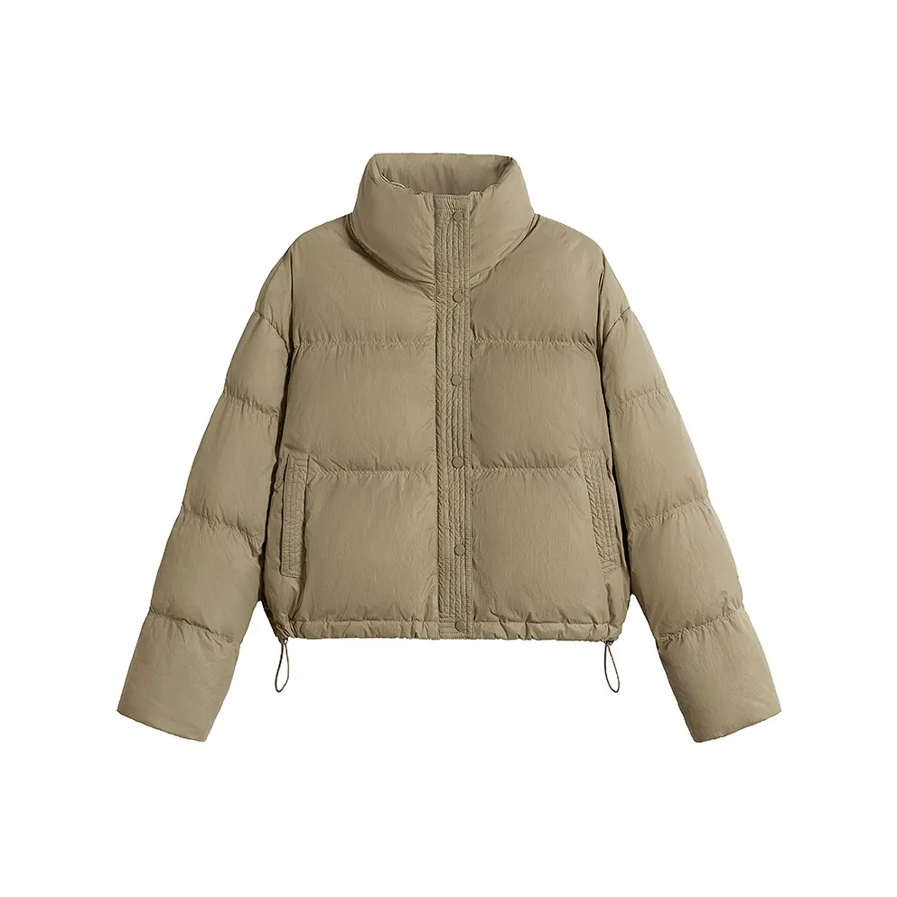 Cypress House Пуховик Женский Светлый Гороховый Зеленый