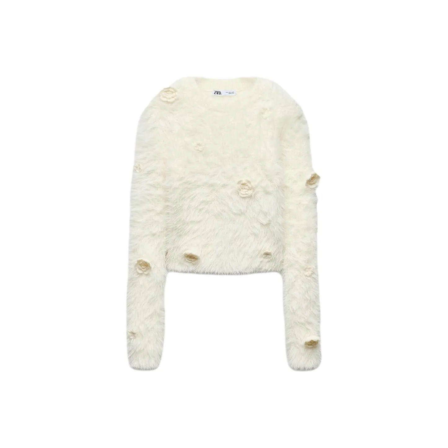 ZARA Бежевый Женская Трикотажная Одежда