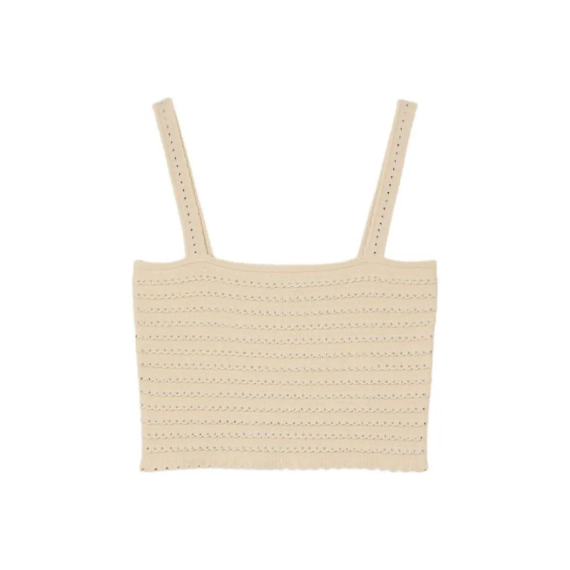 Sandro Топ на бретелях Женский Бежевый Желтый