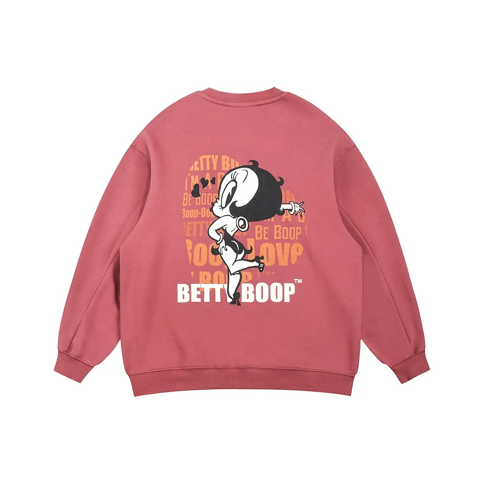 Свитшот BETTY BOOP Женский Кирпично-Красный