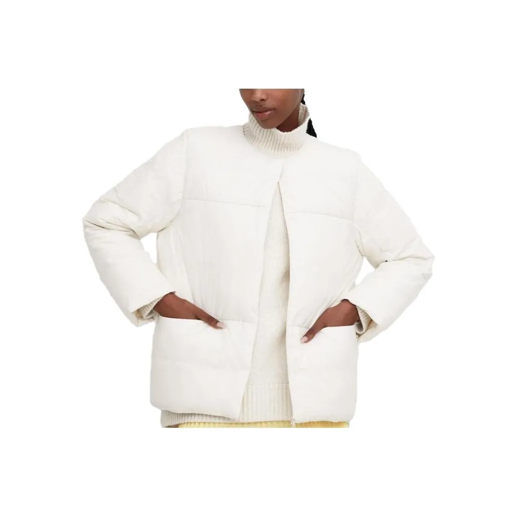 UNIQLO x Clare Waight Keller UNIQLO X Clare Waight Keller Co Бренд Коллекция Пуховик Женские Сливочный