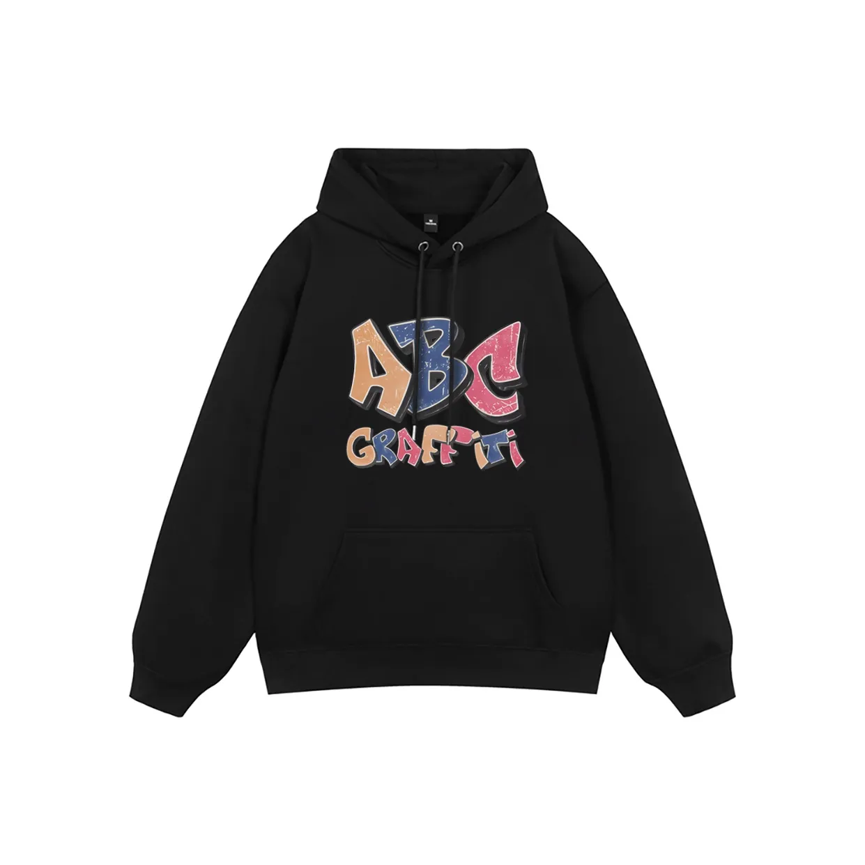 ZUOLANGGENU Толстовка Унисекс Черный