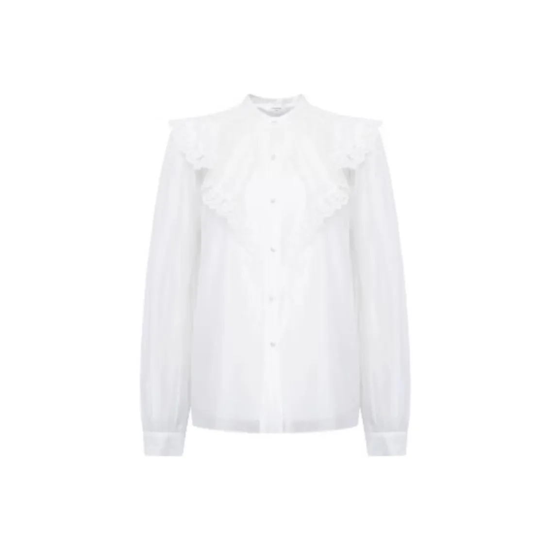 Caroline Шифон Рубашка Женская Белая
