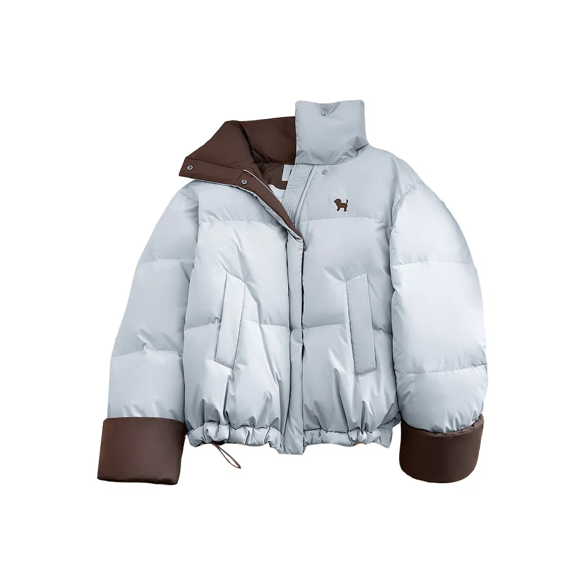 TOUCH Пуховик Женский Светло-Синий