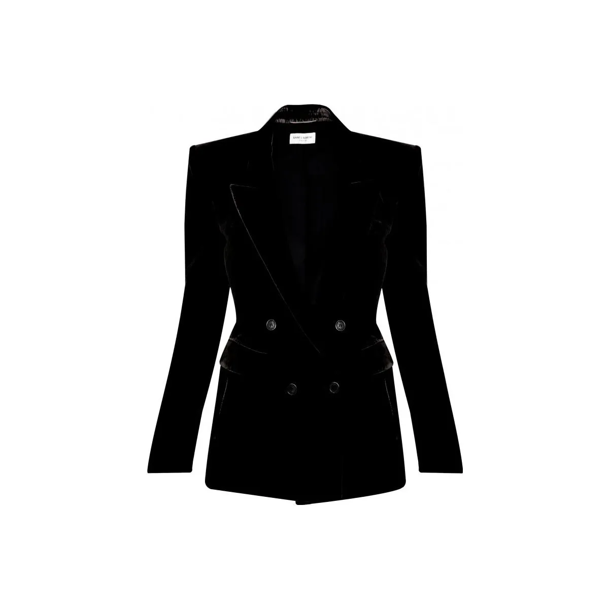 SAINT LAURENT Double Breasted Velvet Jacket