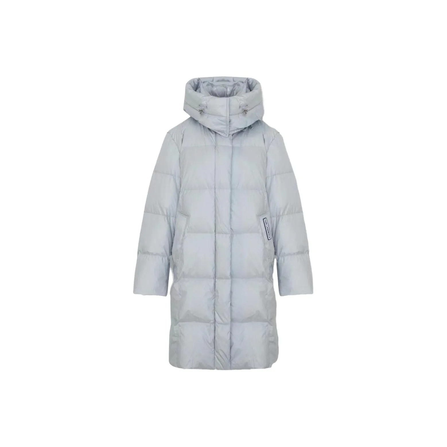 Karl Lagerfeld Пуховик Женский Серебряный