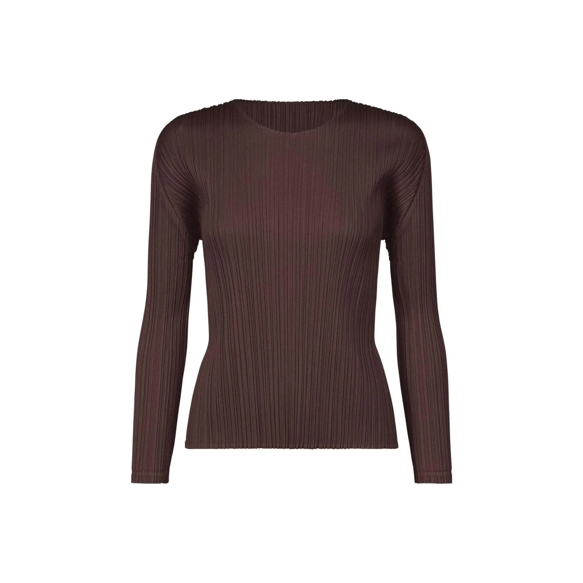 PLEATS PLEASE ISSEY MIYAKE T-Shirts Women's Dark Brown