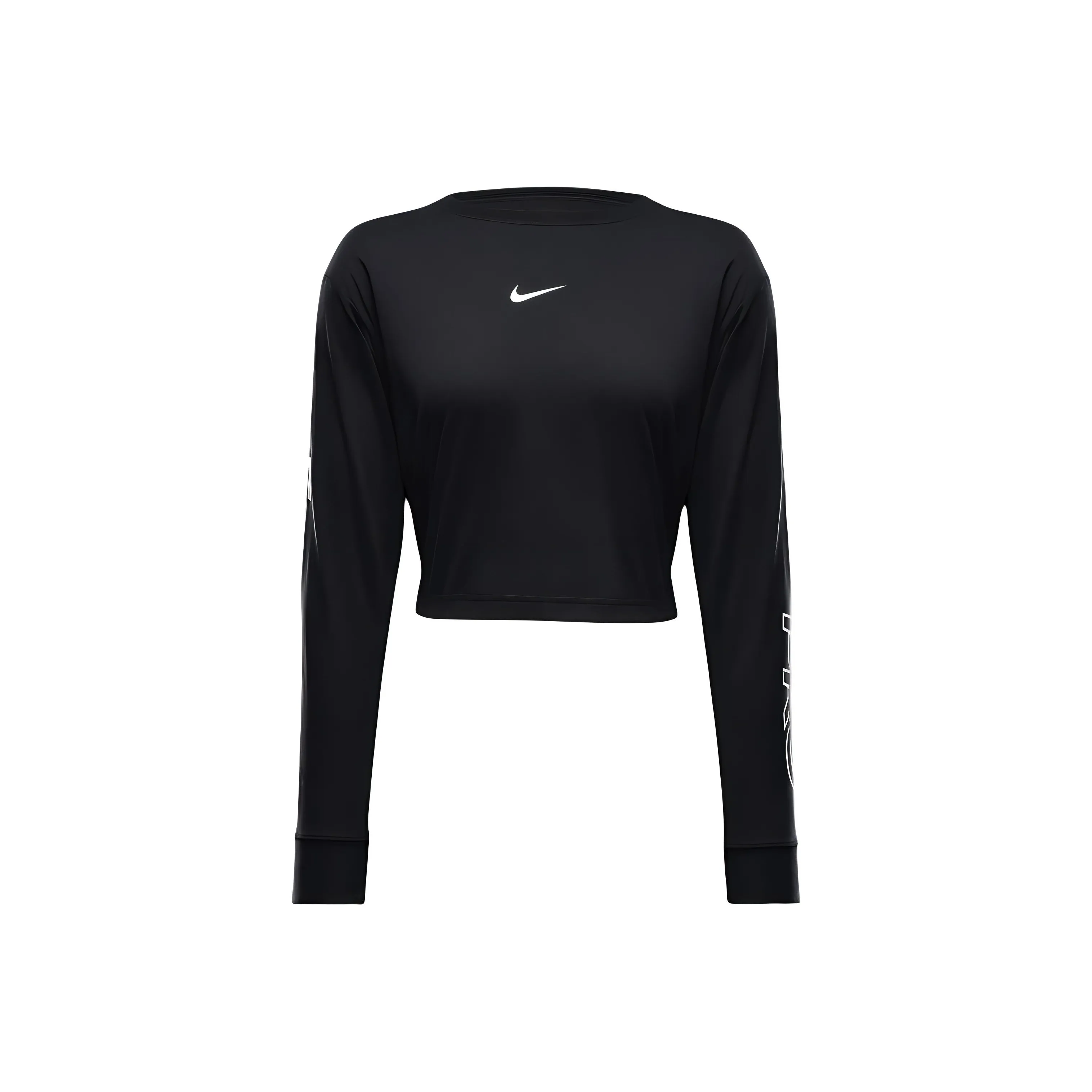 Nike ProDri Fit FW24 Drop Shoulder Sleeve T Shirt Women's Black
