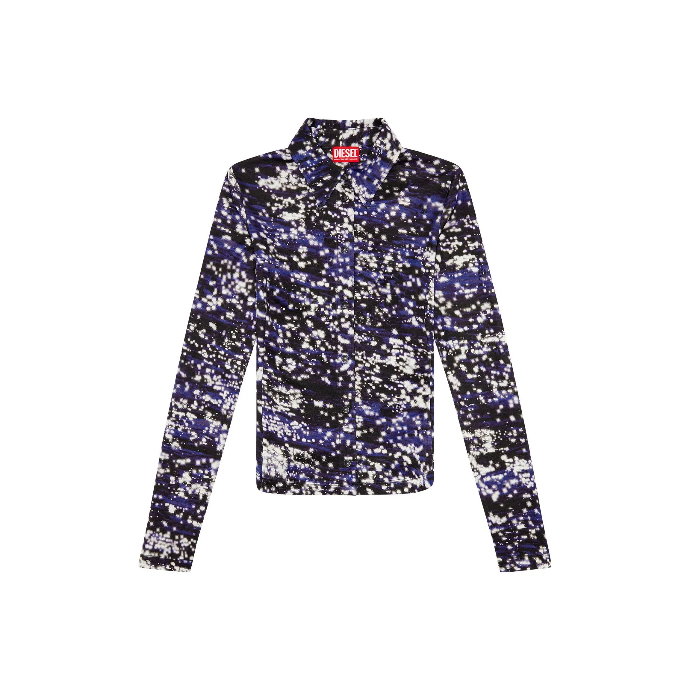 DIESEL Blue Women's Shirts DIESEL Синие Женские Рубашки