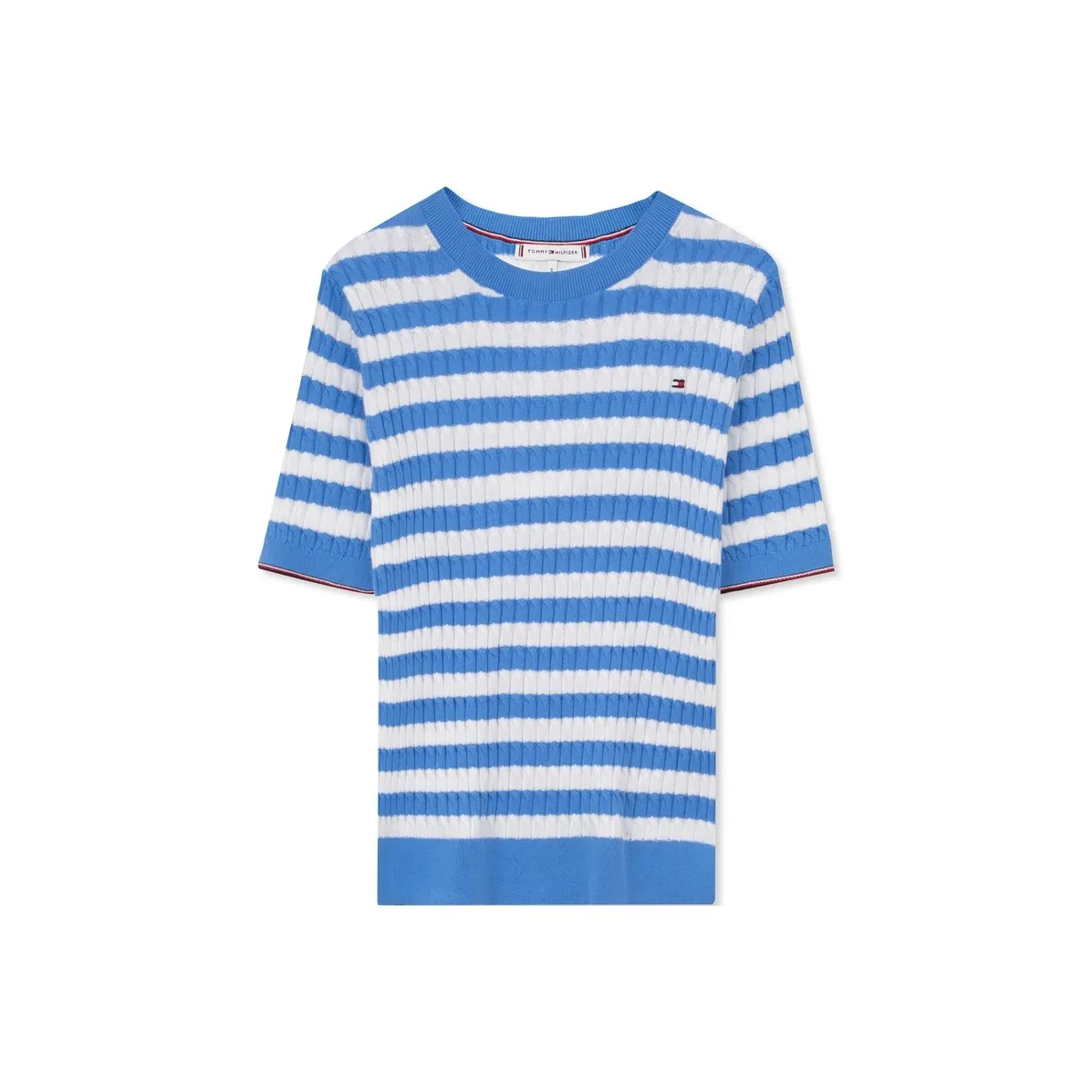 Tommy Hilfiger Striped Cable knit T shirt