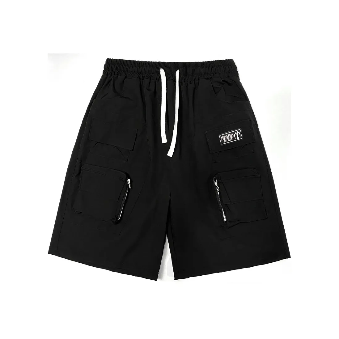 MIRACLE KILL Карго шорты унисекс черные