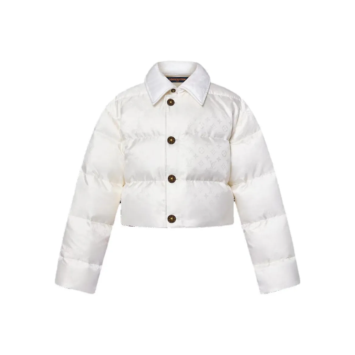 LOUIS VUITTON 1AFUIK Cropped Monogram Puffer Jacket
