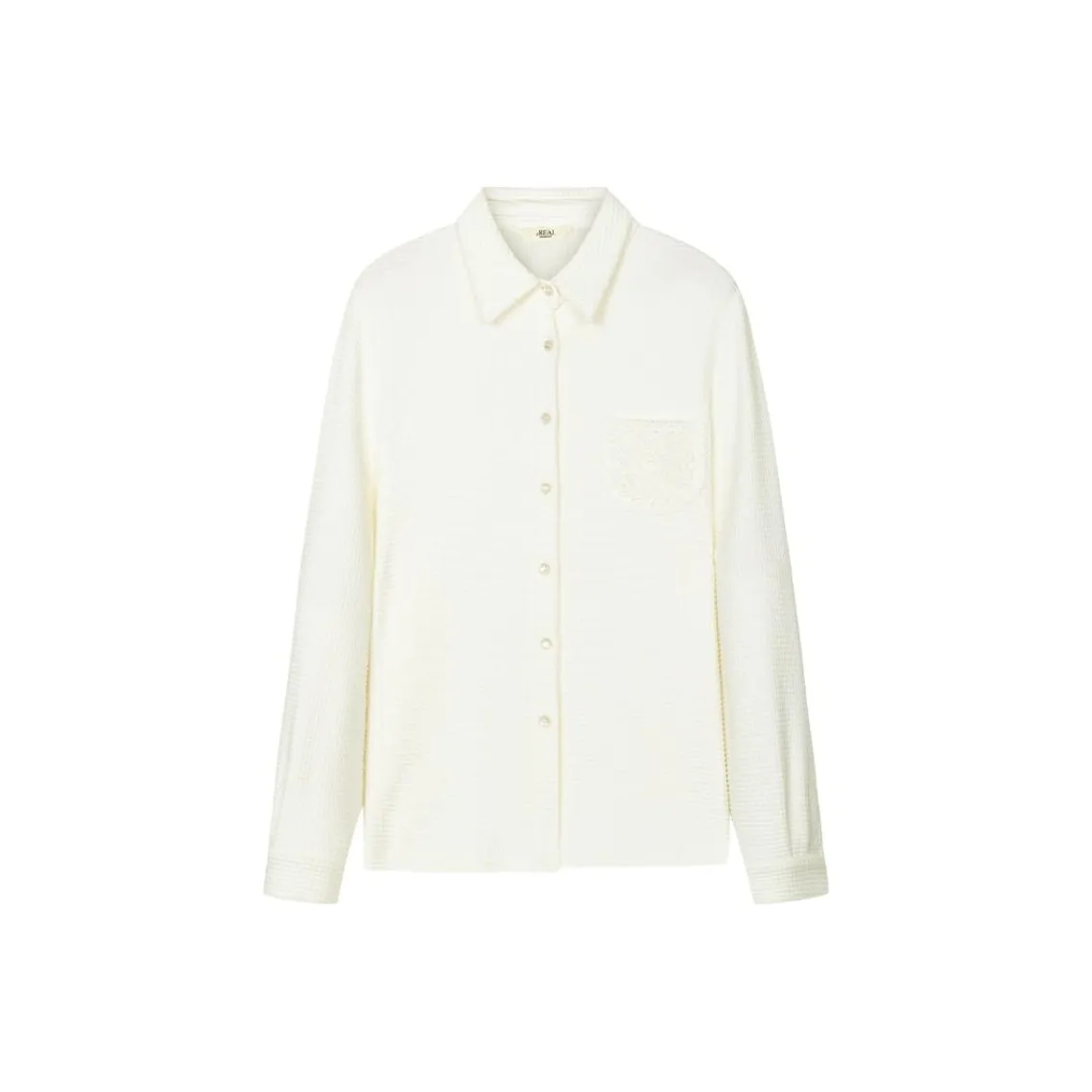 IT'Real Рубашка с Древним Шармом Женская Белая