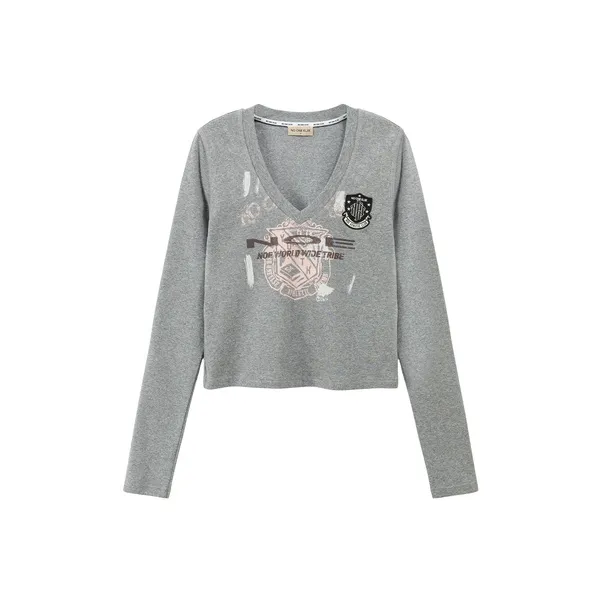 NO ONE ELSE T-Shirt Женская Средняя Серая