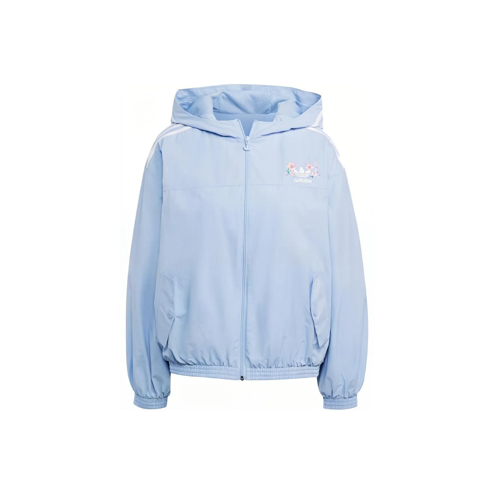 Adidas Originals Clover Series Outfit Jacket Women's Light Pink Blue